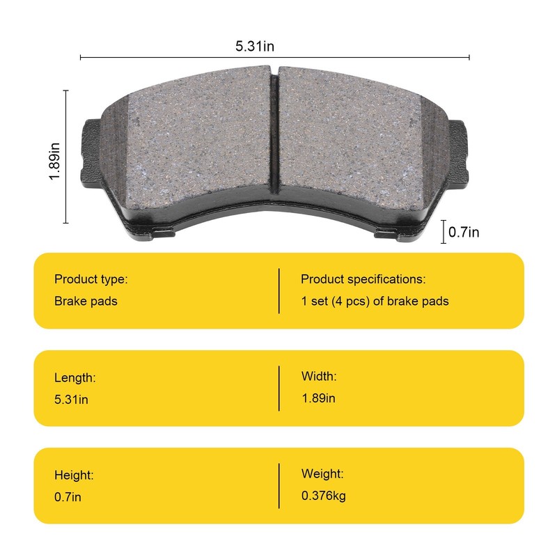 Rear Rotors Brake Pads Set Fits Ford Fusion Mazda 6 Lincoln MKZ Mercury Milan gallery