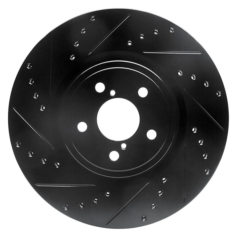 For Subaru Outback 10-14 Brake Rotor DFC Premium Drilled & Slotted Front Driver