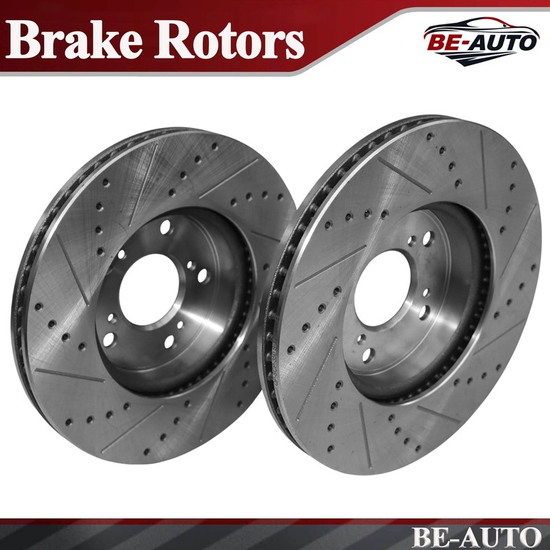 293mm Front Drilled Brake Rotors for Honda Accord 2013 2016-2017 HR-V 2016-2022