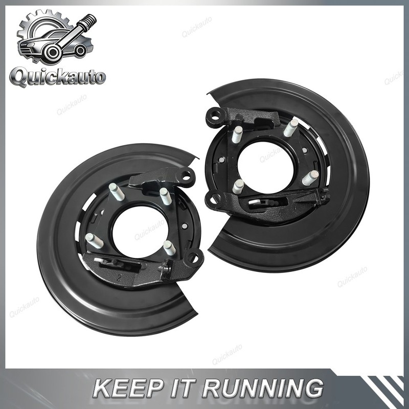 Rear LH & RH Loaded Brake Backing Plate For 2005-2012 Ford F-Series 926-272 New