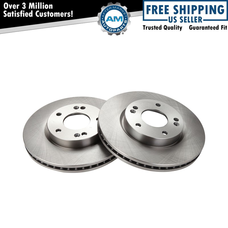 Front Disc Brake Rotor Pair Set for Sonata Tiburon Tucson Optima