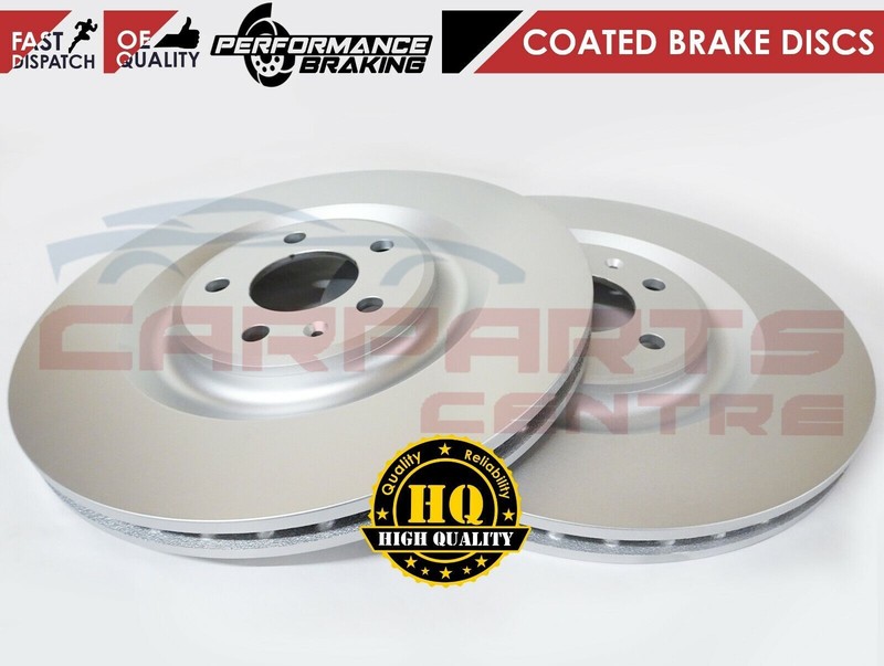 FOR AUDI A8 Q7 Q8 REAR AXLE PREMIUM ANTI CORROSION COATED BRAKE DISC DISCS 350mm