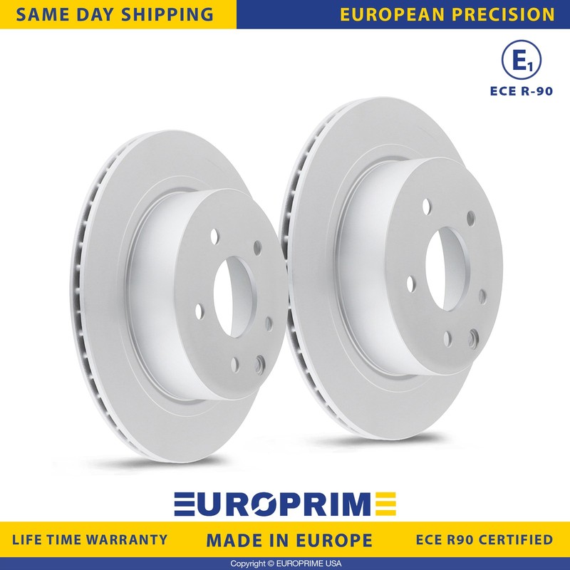 11.48 inch Rear Brake Rotors Set for 03-05 Infiniti G35 Nissan 350Z 14-17 Juke