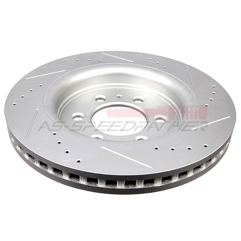2X Front Brake Rotors + 4X Ceramic Pads For 2010-2017 Ford F150 Drill Slot gallery