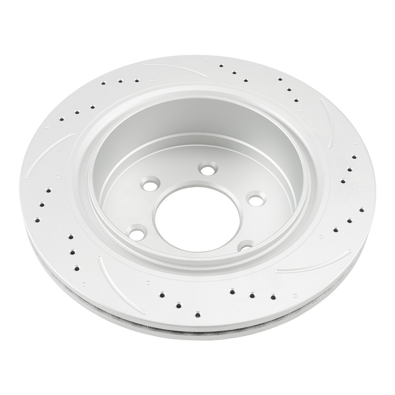 Rear Vented Drilled Slotted Brake Rotors For 2012-2014 2015-2018 Ford F-150 gallery