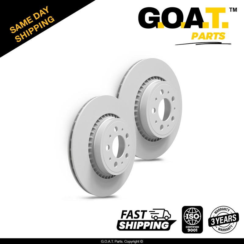 Rear Brake Rotors Set for 2003-2014 Volvo XC90 Replacement BD126190E 12.13 inch