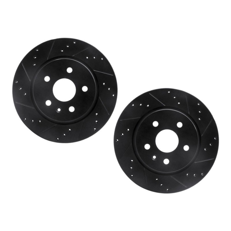 For Buick Allure 2010 Rotor Set | Black | Drilled and Slotted gallery