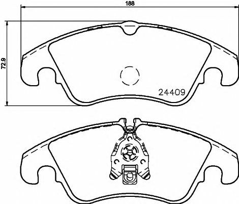 TEXTAR Front BRAKE DISCS + PADS for AUDI A7 Sportback 3.0 TFSI quattro 2011-2015 gallery