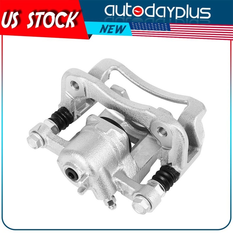 Pair Rear Brake Calipers w/ Bracket For 2008 2009 2010 Hyundai Sonata l4 2.4L gallery