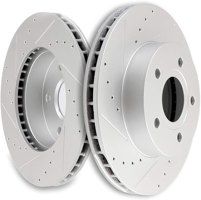 2X 305mm Front Brake Discs Rotors For Jeep Grand Cherokee 1999-2004 w/ pads