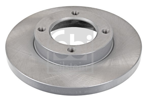 2x Febi 108620 Front Brake Discs Pair 210mm Solid Fits Daihatsu Piaggio