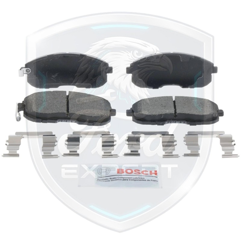 Bosch OEM Front Pads & Rear Shoes For 2000-2001 Nissan Sentra Lifetime Warranty gallery