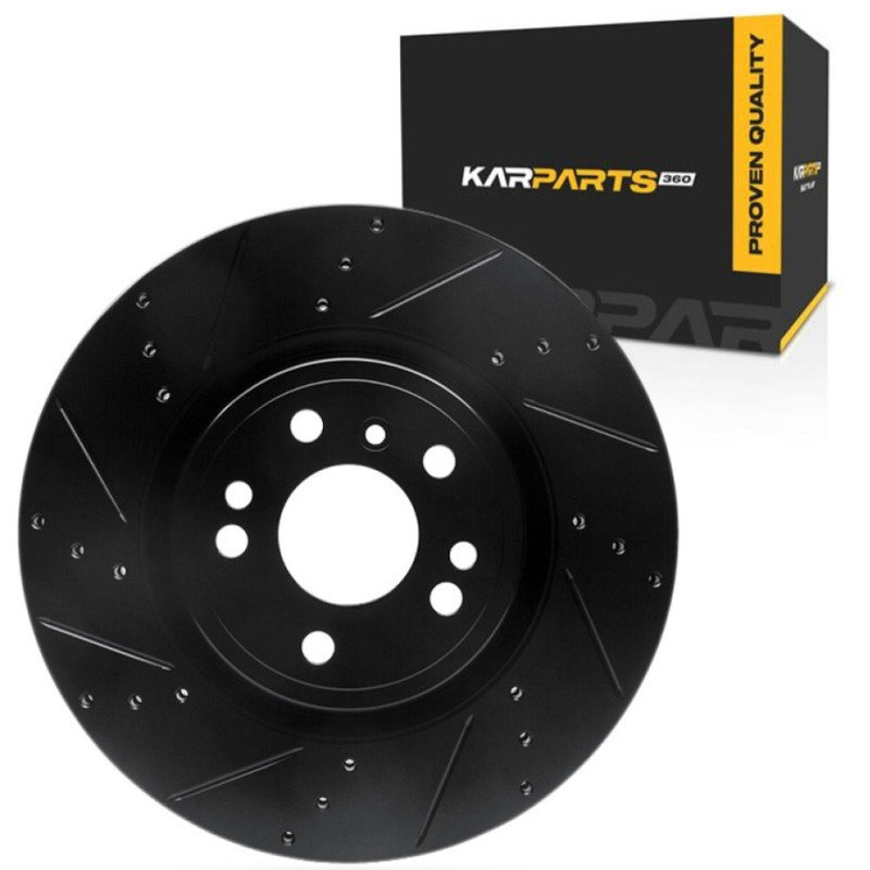 For Mercedes-Benz GLE550/GLE500 2016-2018 Brake Rotor | Black | 5 Stud/Lug Holes