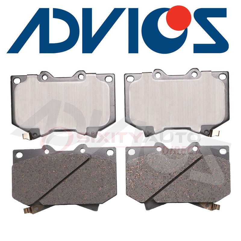 ADVICS AD0812 Disc Brake Pad Set for ACT812 Braking Stopping Wheel Tire Pads if