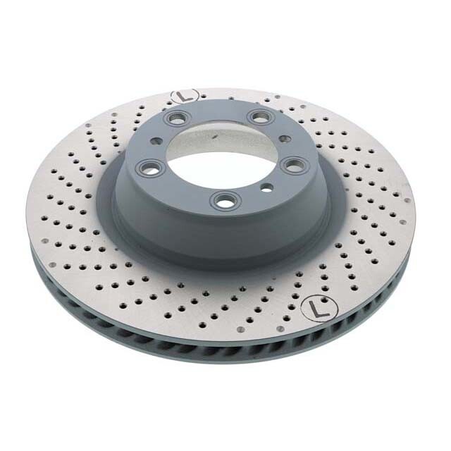 997-352-405-02 Sebro Coated Brake Disc Rear Driver Left Side Hand for 911 07-13