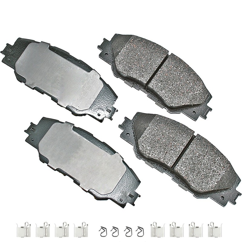 Akebono OEM Front & Rear Brake Pads For 2009-2010 Pontiac Vibe Lifetime Warranty