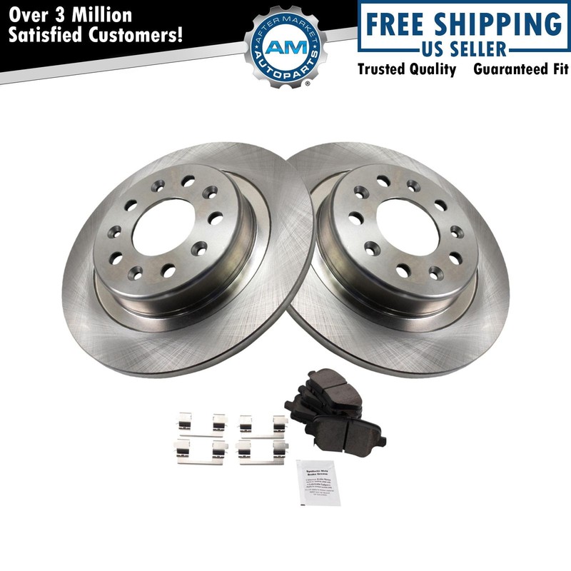 Rear Brake Pad & Rotor Kit Fits 2018 Buick Regal Sportback