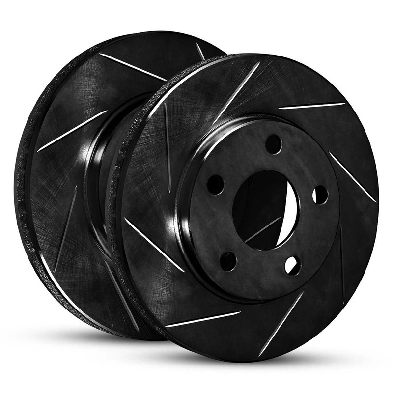 R1 Concepts WCPN1-57002 Slotted Rear Brake Rotor Set