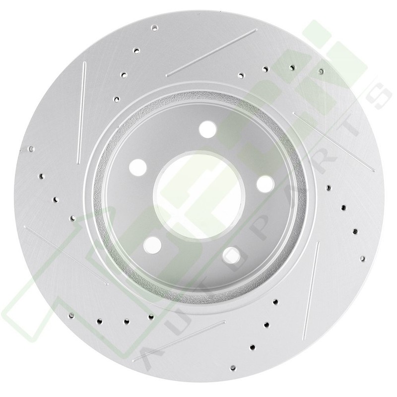 Front Brake Rotors Ceramic Pads For Mercury Mariner 2005-2011 Drilled & Slotted gallery