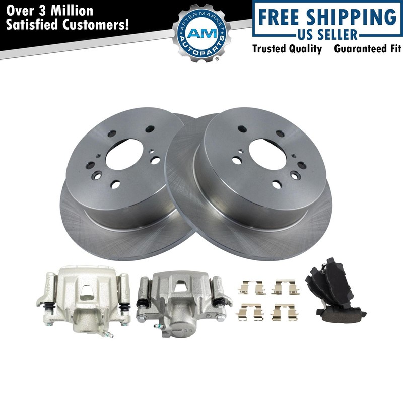 Rear Brake Pad & Rotor Kit Fits 2004-2010 Toyota Sienna