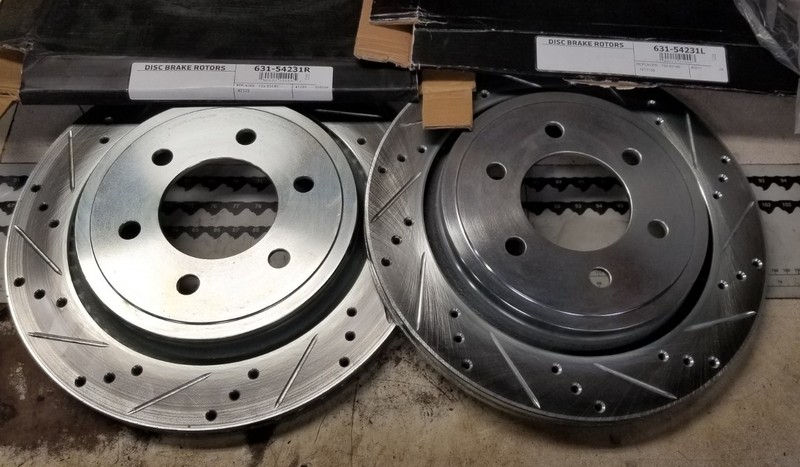 *1 SET* DFC – REAR BRAKE ROTORS – 631-54231R/ 631-54231L – FORD F150 15-17