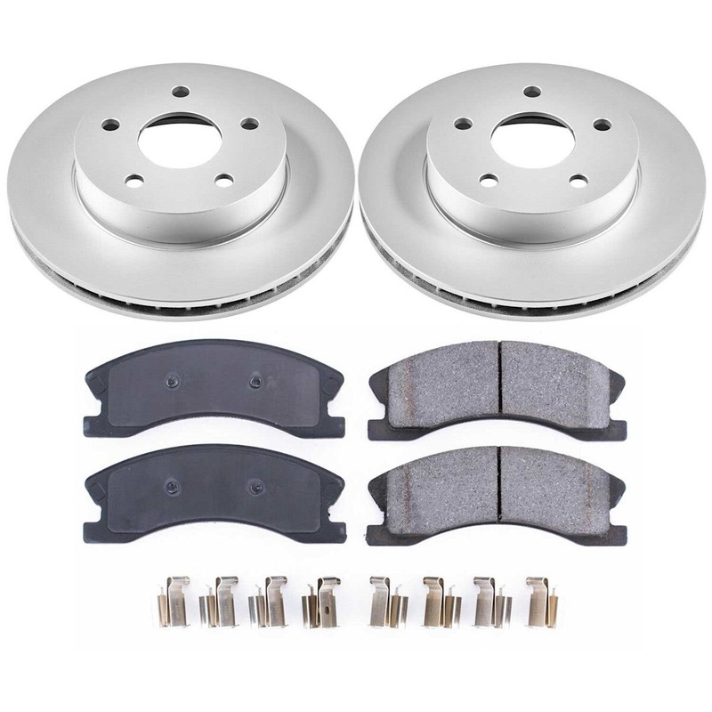 CRK2149 Powerstop 2-Wheel Set Brake Disc and Pad Kits Front for Grand Cherokee gallery