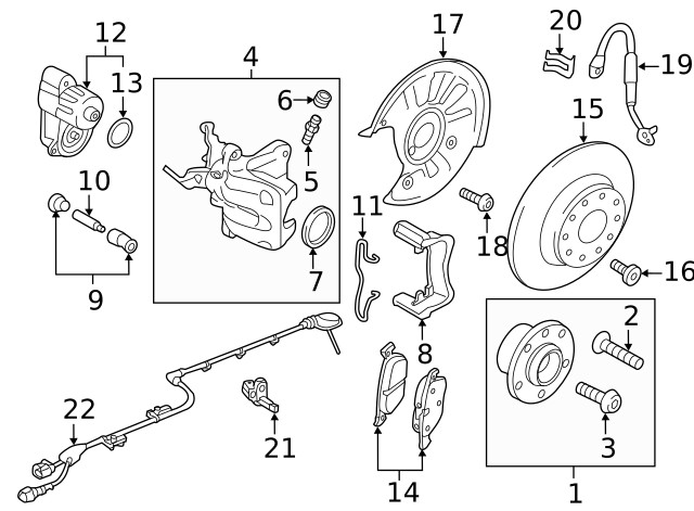 Genuine Volkswagen Rotor Front 5Q0-615-601-E gallery