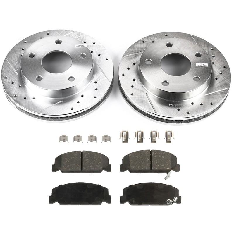 KIT-091421-216 Sure Stop 2-Wheel Set Brake Disc and Pad Kits Front for Ram Truck