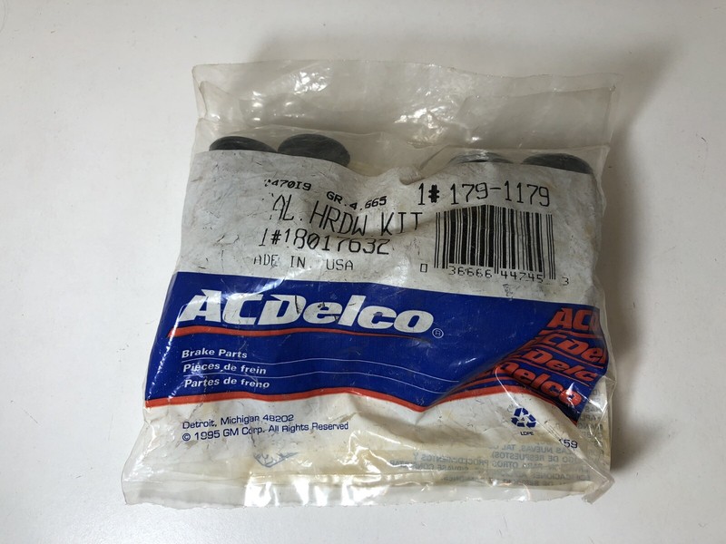 ACDelco 179-1179 Caliper Slide Bushing Hardware GM 18017632 NOS Genuine OEM