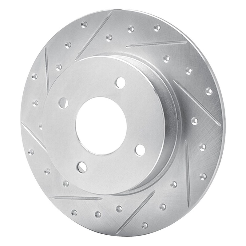 For Nissan Sentra 04-06 Brake Rotor eLINE Drilled & Slotted 1-Piece Rear Driver gallery
