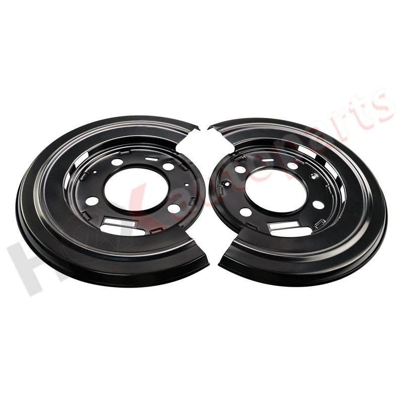Pair Rear Brake Dust Shield Backing Plates For 1999-15 Ford F250 F350 Excursion gallery