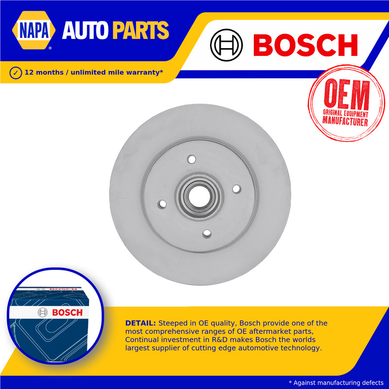 2x Brake Discs Pair Solid fits CITROEN C4 Mk2, Mk2 THP Rear 1.2 1.6D 2.0D 268mm