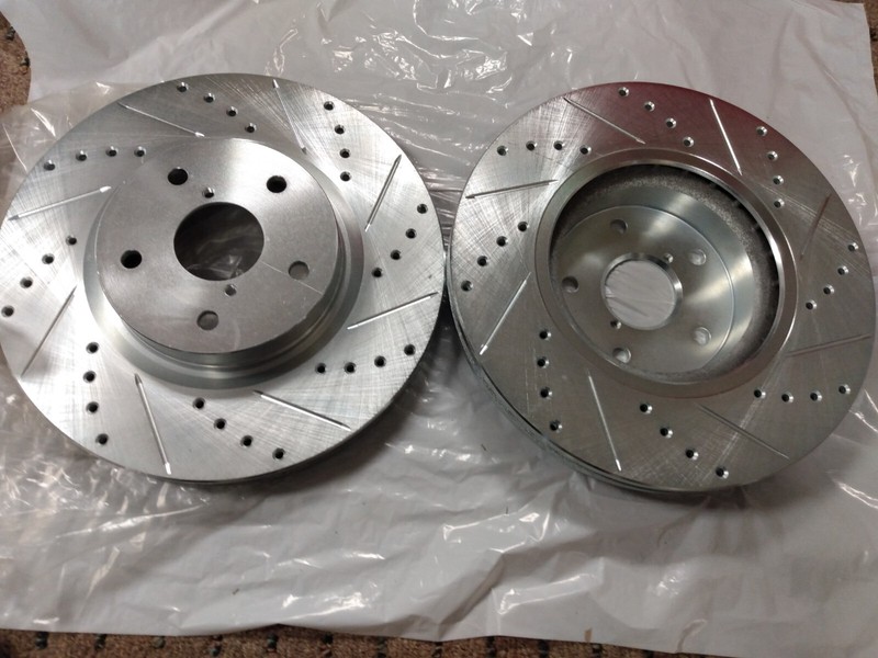 Front Disc Brake Rotor Set (2) - Drilled & Slotted - DFC 631-13035L/R gallery