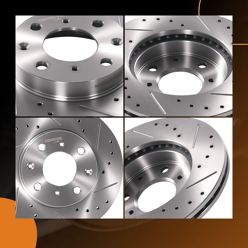 Front Brake Rotors + Ceramic Brake Pads for Honda Civic/Civic Del Sol/CRX S31029 gallery