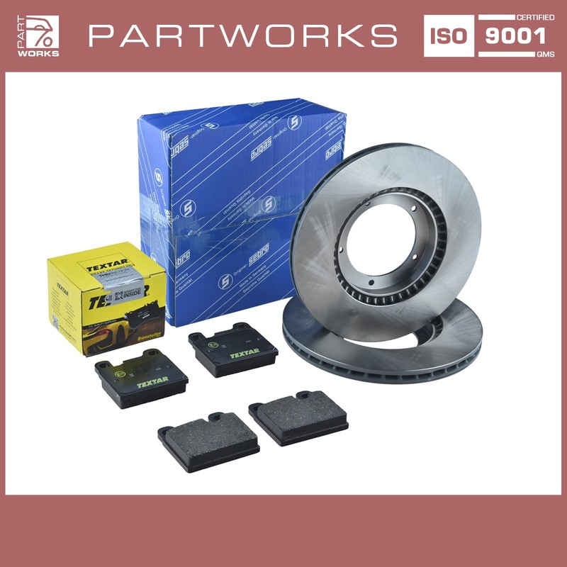 Brake discs + brake pads for Porsche 914-6 front