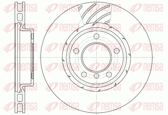 Remsa 6508.11 Brake Disc for BMW, Wiesmann