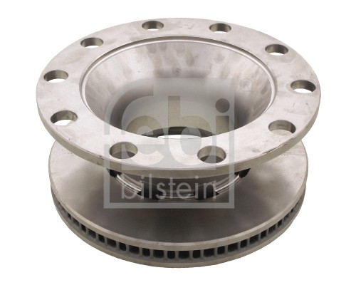 2x Febi 29174 Rear Brake Discs Pair 375mm Vented Fits Renault Trucks