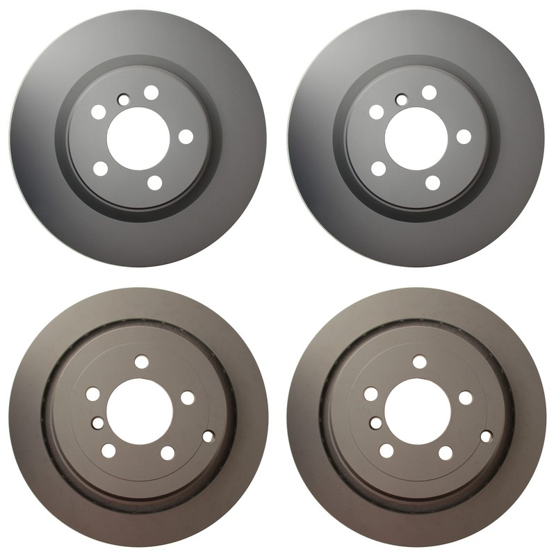 Hella Front 360mm Rear 354mm Brake Rotors Kit For Range Rover HSE HSE Lux