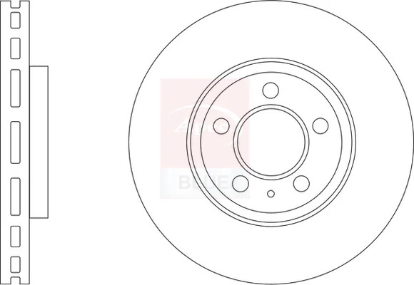 2x Brake Discs Pair Vented fits AUDI A1 1.5 Front 2018 on 276mm Set 2Q0615301H