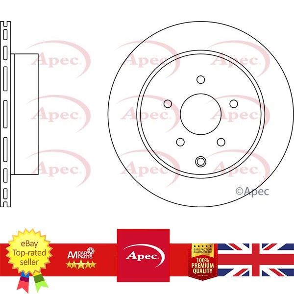 Brake Disc For Infiniti EX FX G Q50 Q60 Q70 QX50 43206CA000 APEC DSK2568