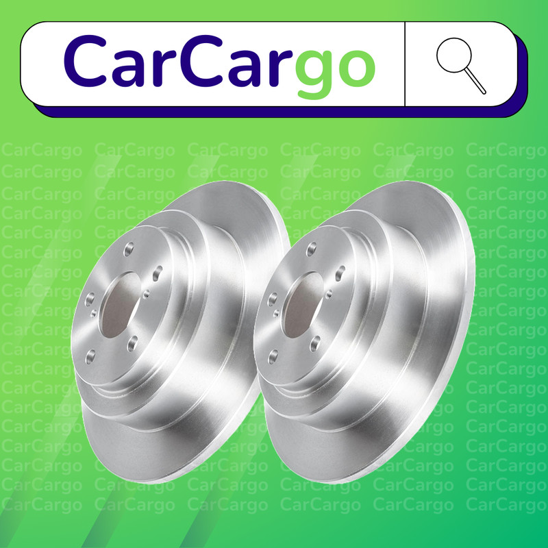 Premium Solid Rear Brake Discs Subaru Impreza 1.6 i AWD 1992-2000 266 mm