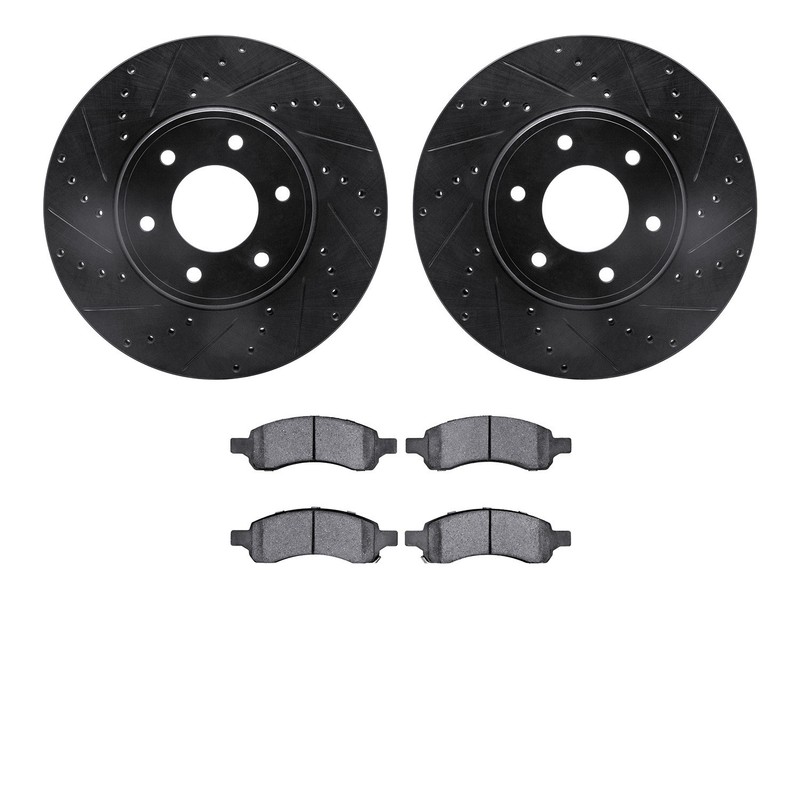 Dynamite Friction Disc Brake Kit for Trailblazer, 9-7x 8402-47014