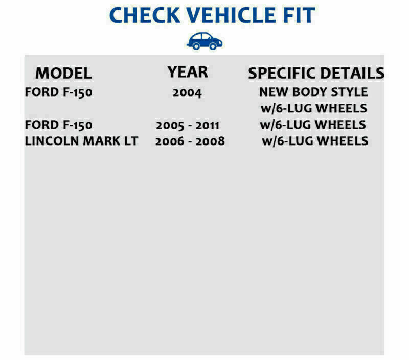 REAR Brake Rotors and Pads Kit for Ford F-150 Lincoln Mark LT Drilled Slotted gallery