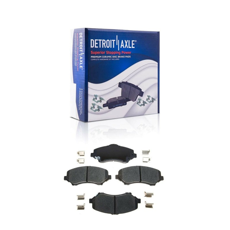 Front Drilled Rotors Caliper Ceramic Brake Pads for Town & Country Grand Caravan gallery