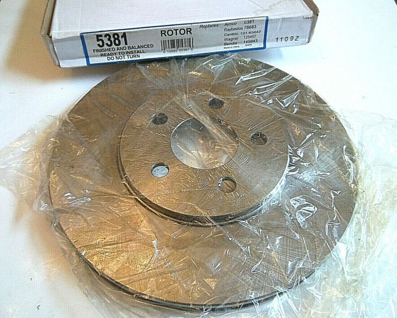 Single Disc Brake Rotor 5381, Direct Replacement fits Chrysler Sebring 2001-2006 gallery