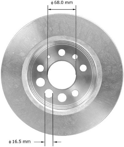 Bendix Premium Drum And Rotor Disc Brake Rotor P N Prt1199
