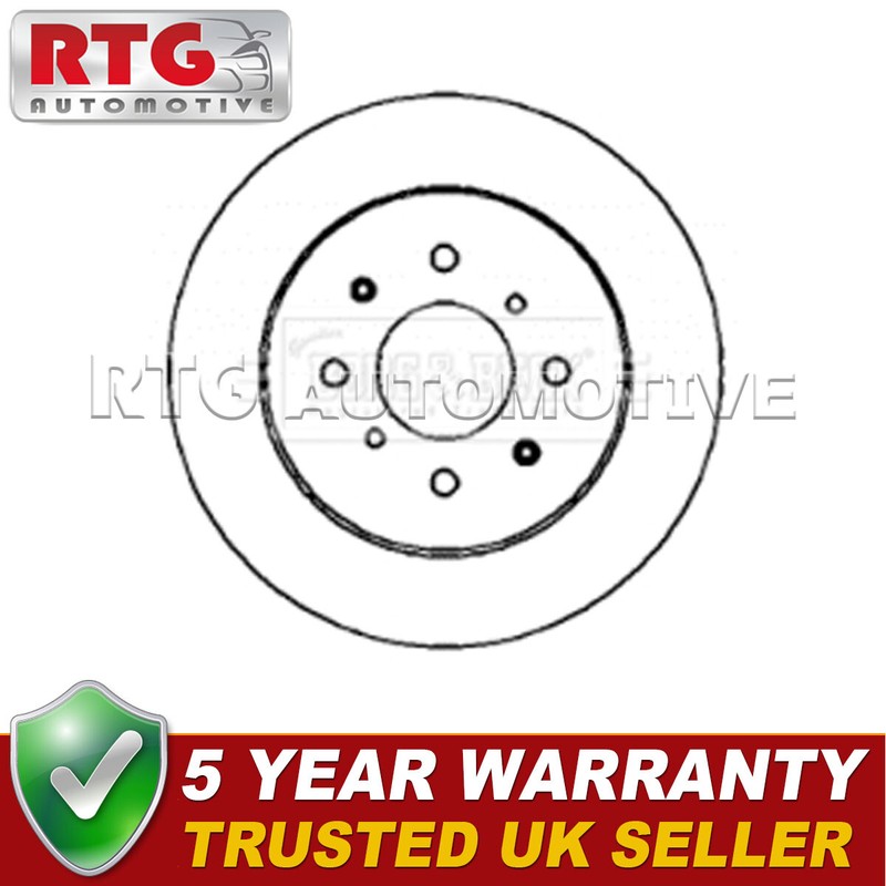 Rear 1x Brake Disc Fits Honda Civic 1998-2005 42510ST3E00