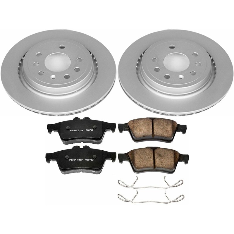 CRK5348 Powerstop Brake Disc and Pad Kits 4-Wheel Set Front & Rear Sedan for 9-3 gallery