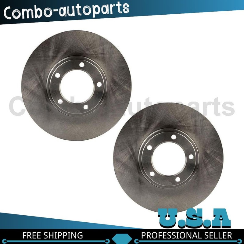 Front Disc Brake Rotors Fits 1974 Jaguar V12 1982-1987 Jaguar Vanden Plas