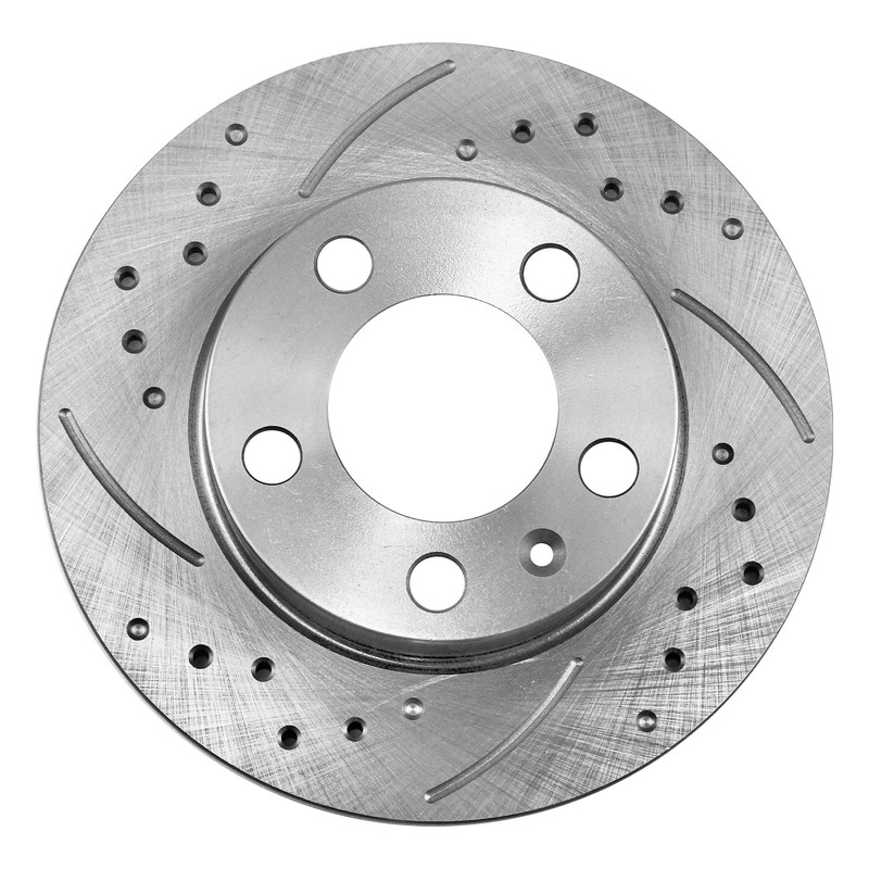 New Drilled Brake Rotors + Brake Pads Rear for Audi TT 00-04 VW Golf 99-06 Jetta gallery
